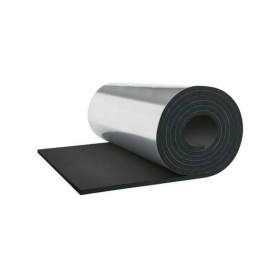 Espuma elastomérica recubierta y forrada con protección anti rayos UV ARMACHEK-SILVER AFSI-19 MM/E 6000x1000x19mm