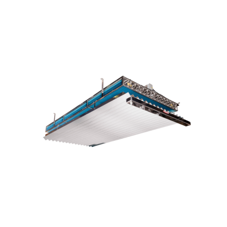 Persiana PVC doble canal nº33 standard para evaporador estático