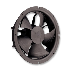 Ventilador monofásico con aro-soporte y hélice de alta eficiencia W1G200-EC87-25