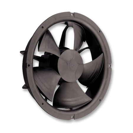 Ventilador monofásico con aro-soporte y hélice de alta eficiencia W1G200-EC87-25