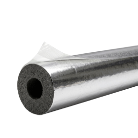 Aislamiento precubierto  "ARMA-CHEK SILVER"  LONGITUD 1M, ESPESOR 25mm PARA TUBERÍA DE 168mm