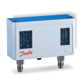 PRESOSTATO DANFOSS 060-124366. REARME: ALTA MANUAL/BAJA AUTOMATICA.  ALTA/BAJA, 1/4" SAE.