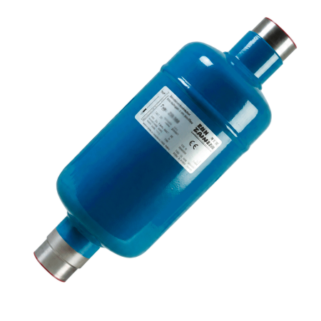 SILENCIADORES DESCARGA SIMPLES "ESK": DIMENSIONES EN MM: ø125/LARGO 355. VOLUMEN INT. DM³:2.30. CONEX. SOLDAR  O.D.S. 15/8".