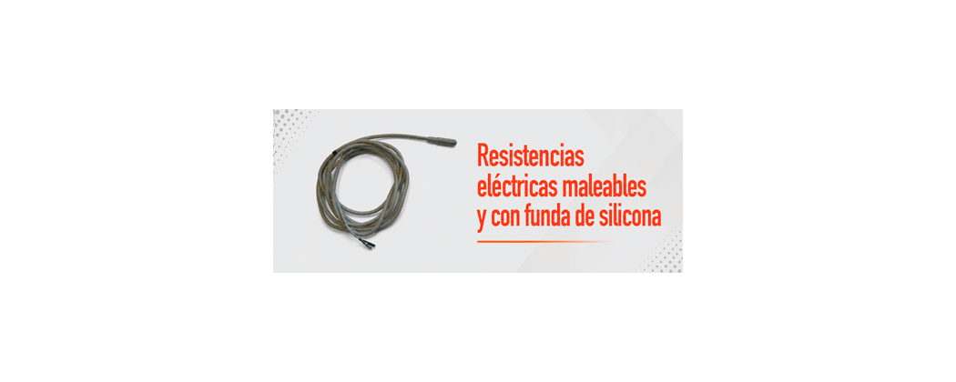 Resistencias eléctricas maleables y con funda de silicona para frío i…