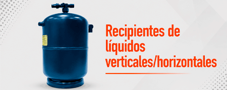 Recipientes de líquidos verticales/horizontales para frío industrial…