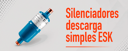 Silenciadores descarga simples ESK para frío industrial |…