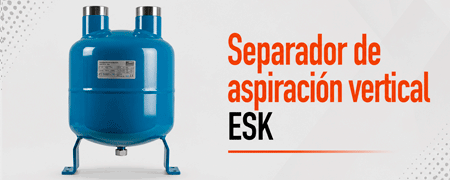 Separador de aspiración vertical ESK para frío industrial | S…