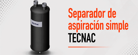 Separador de aspiración simple "TECNAC" para frío industrial | S…